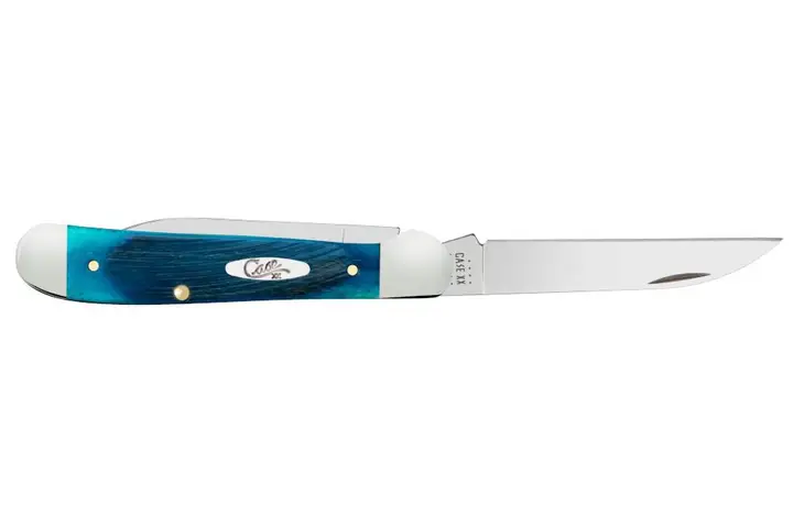 Case Bone Sawcut Jig Copperhead Folding Knife - view 6